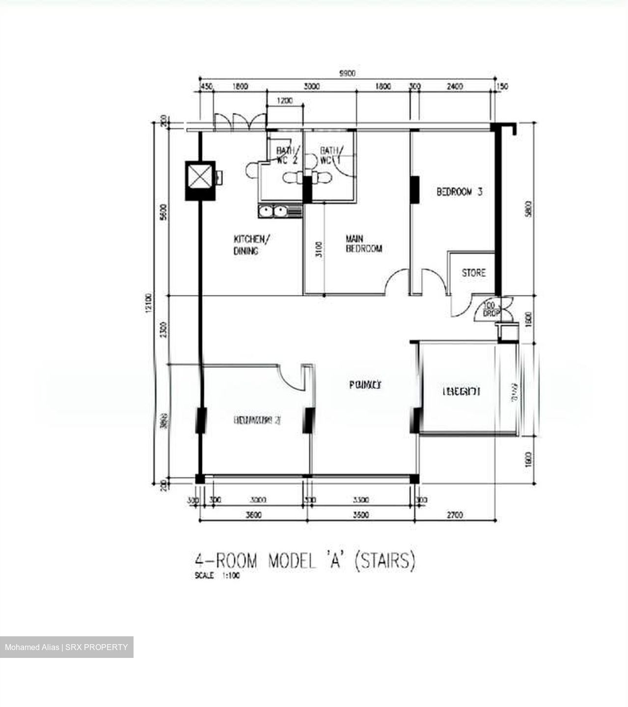 Blk 535 Hougang Street 52 (Hougang), HDB 4 Rooms #599806831